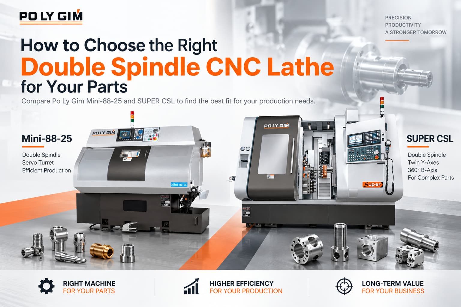 How to Choose the Right Double Spindle CNC Lathe for Your Parts
